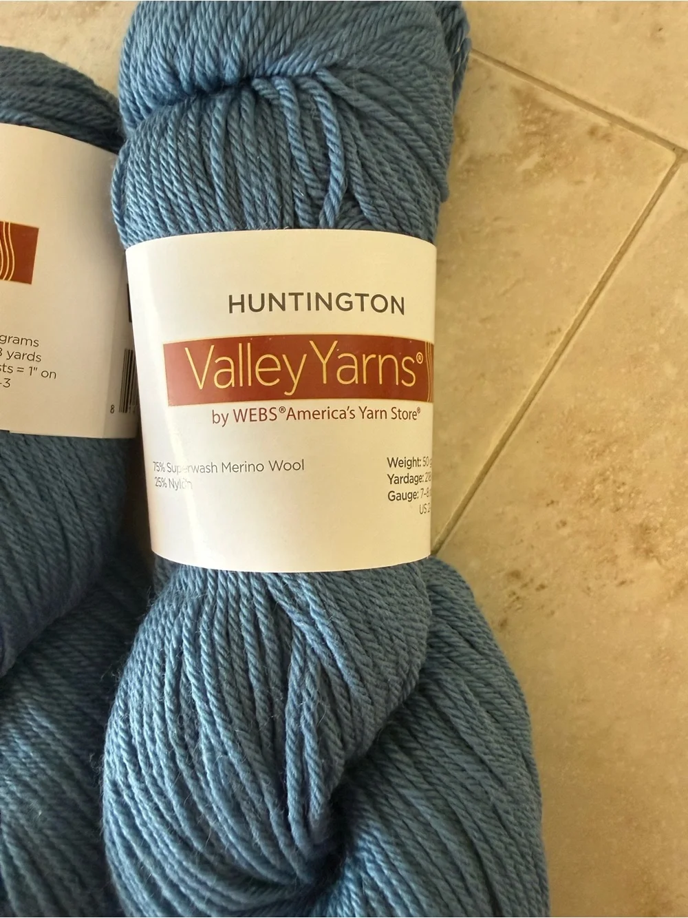 Valley Yarns Huntington Superwash Merino Wool - Dusty Blue
